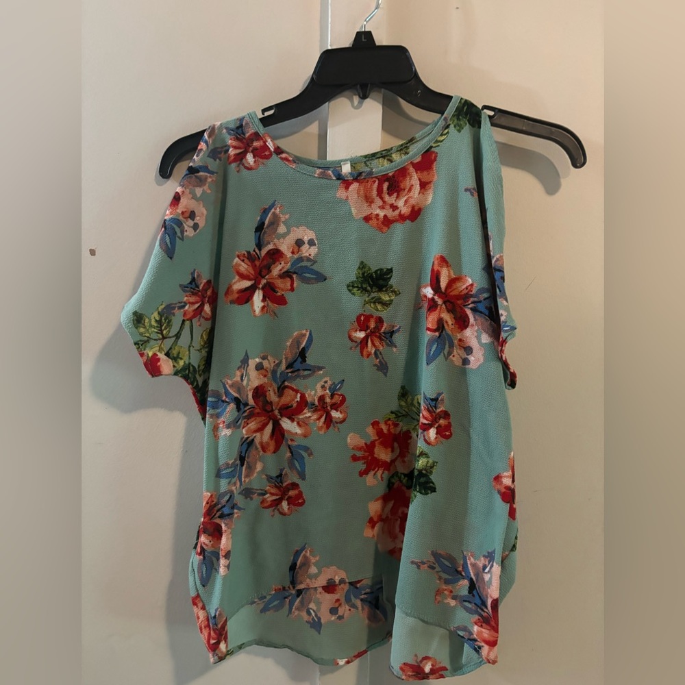 Lime n Chili Cut Out Shoulder Blouse